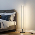 New design black rgb led corner lighting smarr led floor lamp